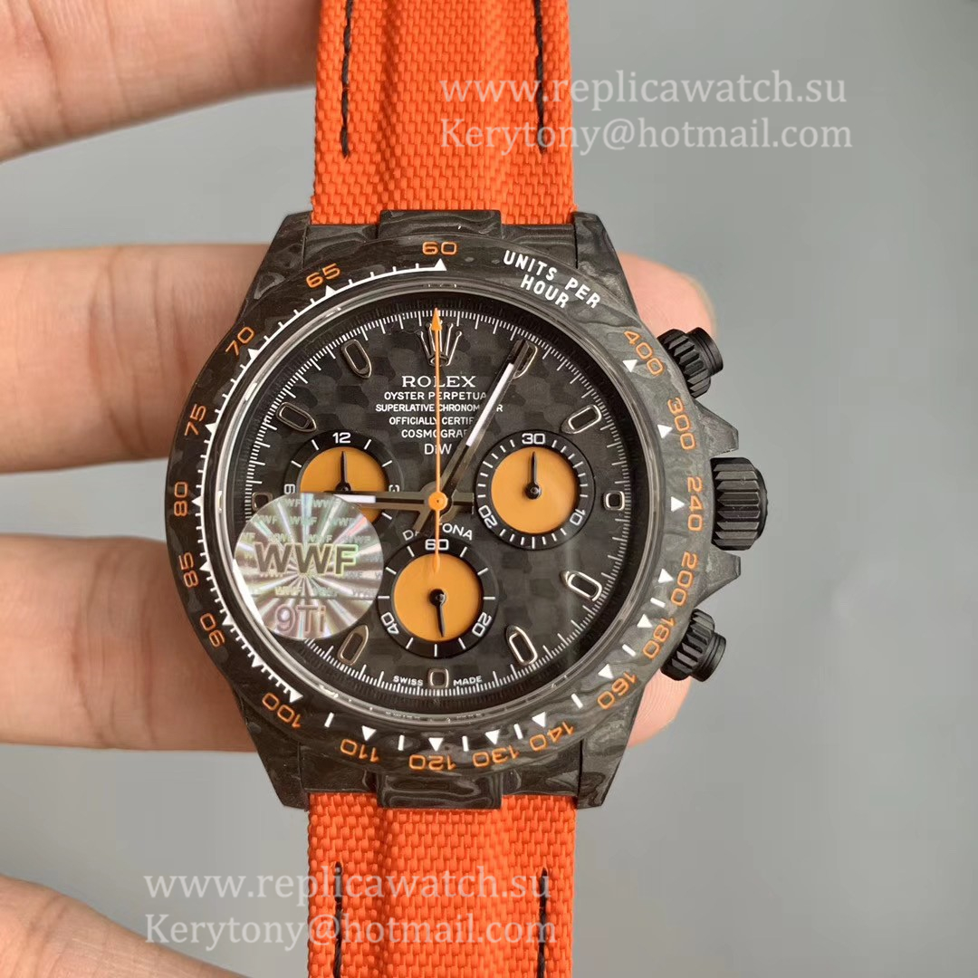 Best Price R01ex Daytona  NTPT Carbon WWF Black Dial 7750