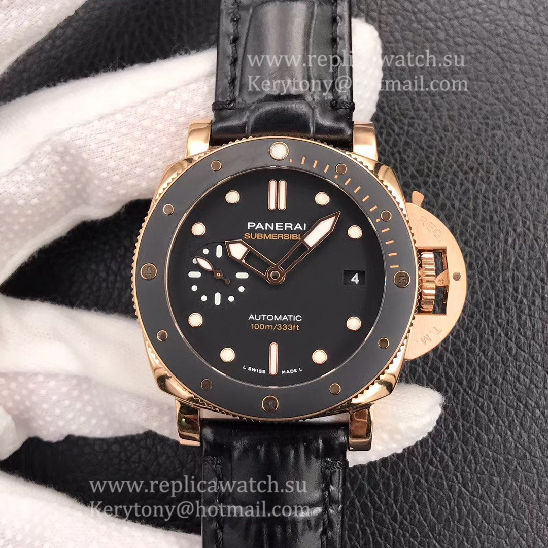 Replica Pa*e*a1 Luminor Submersible 1950 Amagnetic 3 Days PAM389 VSF V2 Titanium Black Dial P9000