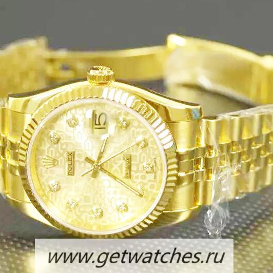 Best Price R01ex Datejust 116238 36mm Yellow Gold Champagne Dial 2836