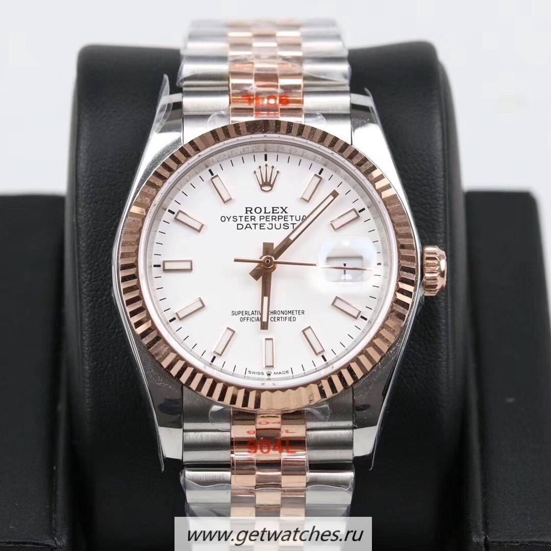Best Price R01ex Datejust 36mm 116231 GMF SS 904L & Rose Gold White Dial 2824