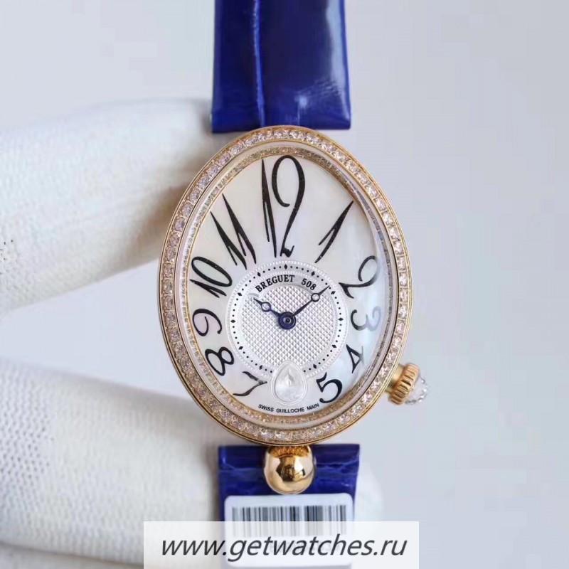 Best Price Breguet Reine de Naples 8918BR/58/964/D00D ZF Rose Gold & D1am0nds Mother Of Pearl Dial Caliber 537/3